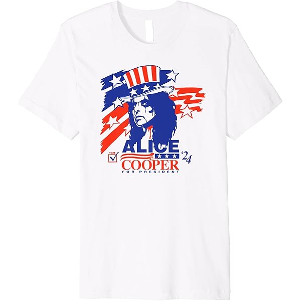 Amazon.com: Alice Cooper – Elected Brushed Art T-Shirt : Clothing
